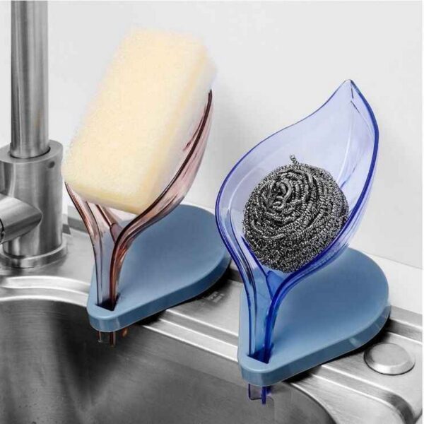 Leaf Shape Soap Box Self Draining Soap Holder Leafology Decorative Drainage Soap Holder Plastic Soap Dish